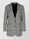 Dolce & Gabbana Grey Virgin Wool Blend Blazer Women