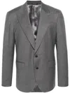 Dolce & Gabbana Single-breasted Blazer In Grey