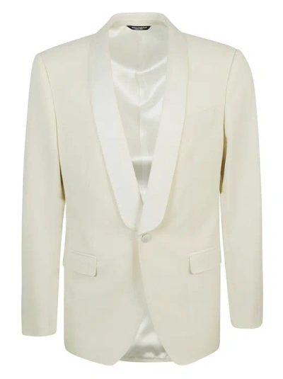 Dolce & Gabbana Single-breasted Blazer In White