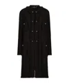 Dolce & Gabbana Single-breasted Raschel Tweed Coat In Black