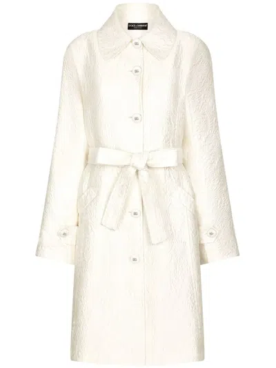 Dolce & Gabbana Cappotto In White