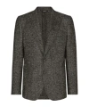 Dolce & Gabbana Single-breasted Wool Portofino-fit Jacket In Black