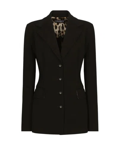 DOLCE & GABBANA DOLCE  GABBANA DOUBLE-BREASTED TURLINGTON JACKET