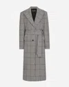 Dolce & Gabbana Check-pattern Coat In Multicolor