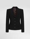 Dolce & Gabbana Single-breasted Jacket In Black