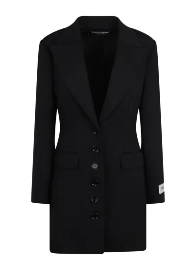 Dolce & Gabbana Single-breasted Jacket In Black
