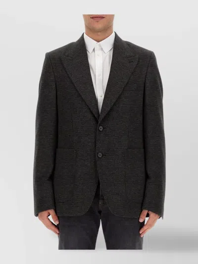 Dolce & Gabbana Single-breasted Jacket Button Cuffs In Black