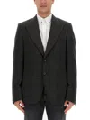 Dolce & Gabbana Single Breasted Jacket In Gray