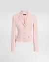 Dolce & Gabbana Tailored Blazer In Pink