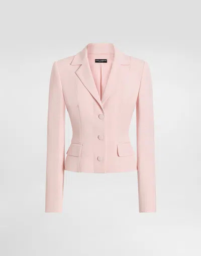 Dolce & Gabbana Tailored Blazer In Pink