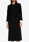 Dolce & Gabbana Einreihiger Mantel In Black