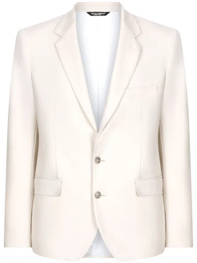 DOLCE & GABBANA SINGLE-BREASTED NOTCHED-LAPELS BLAZER