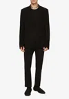 Dolce & Gabbana Single-breasted Peak-lapeled Blazer In Black