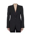 Dolce & Gabbana Dolce  Gabbana Single-breasted Pinstriped Jacket In Black