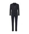 Dolce & Gabbana Double-button Single-breasted Suit In Blue
