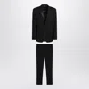 Dolce & Gabbana Black Single-breasted Virgin Wool Suit In Black
