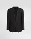 Dolce & Gabbana Two-button Notch-lapel Jacket In Black