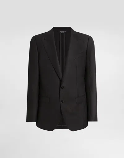 Dolce & Gabbana Two-button Notch-lapel Jacket In Black