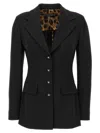 Dolce & Gabbana Single-breasted Turlington Blazer In Black