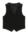 Dolce & Gabbana Single-breasted Waistcoat In Black