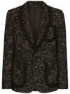 DOLCE & GABBANA SINGLE-BREASTED WOOL BLAZER