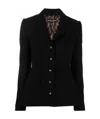 Dolce & Gabbana Dolce Single-breasted Wool Blazer In Black