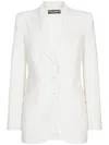 Dolce & Gabbana Turlington Single-breasted Jacket Clothing In Weiss
