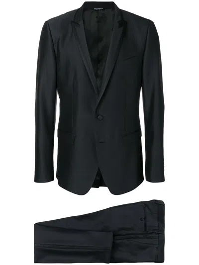 DOLCE & GABBANA SINGLE-BREASTED WOOL BLEND SUIT