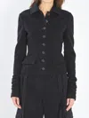 Dolce & Gabbana Tailored Wool Jacket Flap Pockets In Black