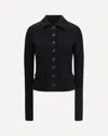 Dolce & Gabbana Women Single-breasted Wool Cloth Jacket In Black
