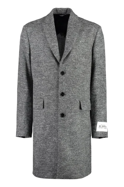 Dolce & Gabbana Single-breasted Wool Coat