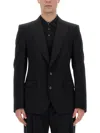 Dolce & Gabbana Single-breasted Wool Jacket Size 48 In White