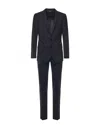 Dolce & Gabbana Double-button Single-breasted Suit In Blue