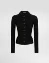 Dolce & Gabbana Single-breastedwool Cloth Jacket In Black