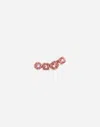 Dolce & Gabbana Single Earring In Red Gold 18kt With Pink Tourmalines In レッド