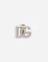 Dolce & Gabbana Single Earring With Dg Logo In Silver