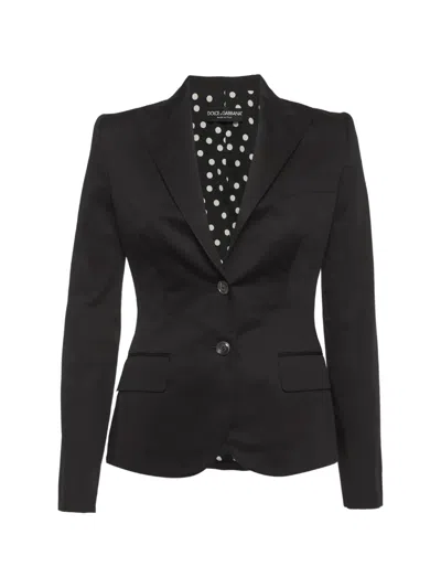 Pre-owned Dolce & Gabbana Single-breasted Blazer In Black