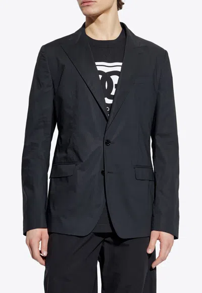 Dolce & Gabbana Single-breasted Blazer In Blue