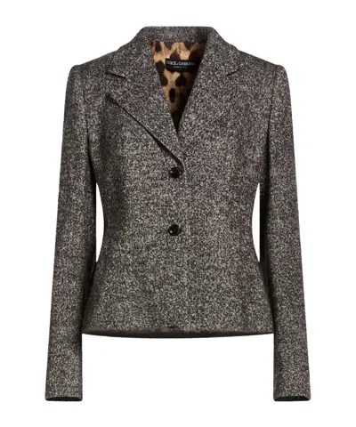 Dolce & Gabbana Single-breasted Blazer In Black