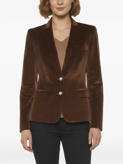Pre-owned Dolce & Gabbana Single-breasted Blazer In Brown