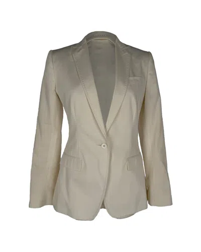 Pre-owned Dolce & Gabbana Single-breasted Blazer, Size It 38 (authentic Pre-loved)
