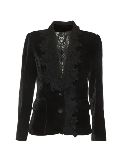 Pre-owned Dolce & Gabbana Single-breasted Jacket In Black