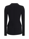 Dolce & Gabbana Single-breasted Stretch Wool Blazer In Black