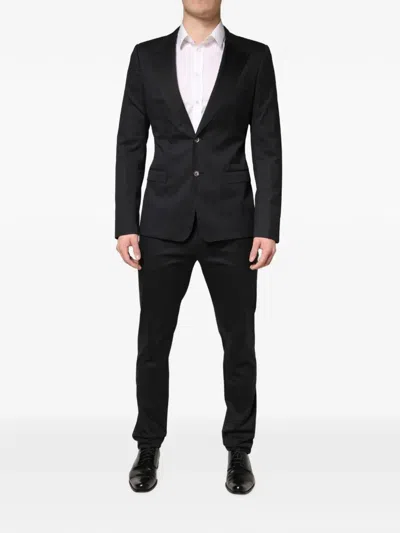 Dolce & Gabbana Single-breasted Suit In Black