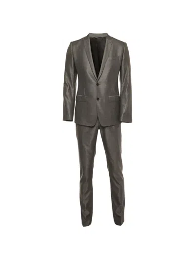 Pre-owned Dolce & Gabbana Single-breasted Suit In Gray