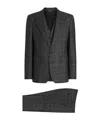 Dolce & Gabbana Check-pattern Three-piece Suit In Black