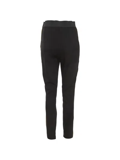 Pre-owned Dolce & Gabbana Skinny Crepe Trousers In Black
