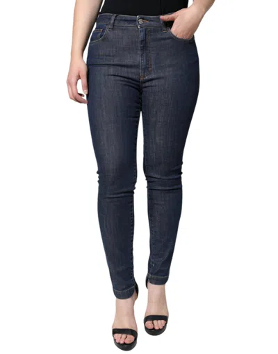 Dolce & Gabbana Skinny Denim Jeans In Blue