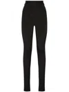 Dolce & Gabbana Kim Pants Cady Woman Pants Black Size 8 Acetate In Black
