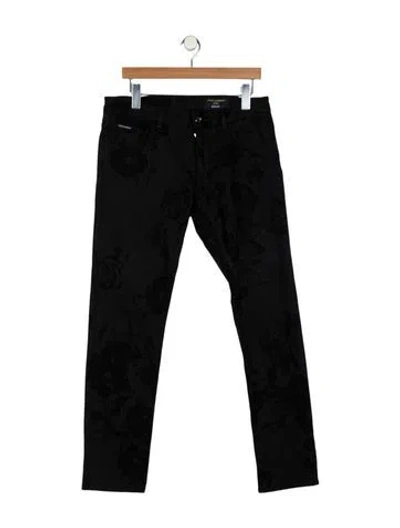 Pre-owned Dolce & Gabbana Skinny Jeans In Black